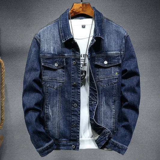 Men’s Dark Wash Urban Denim Jacket – Everyday Edge Collection